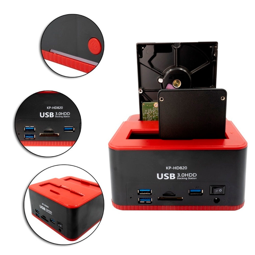 Dockstation Vertical Para HDD de 2.5