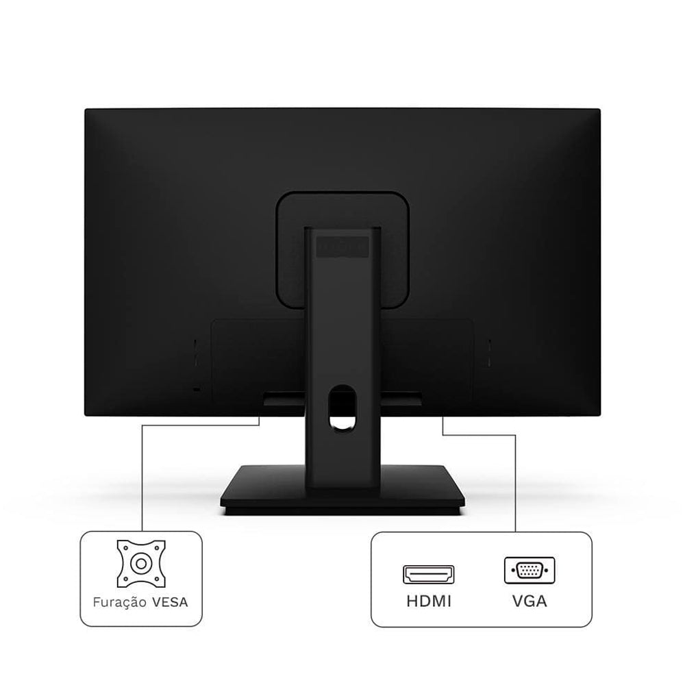 Monitor LED 23,8" HQ  Widescreen, 75hz, 5ms, FullHD+ 1920x1080, HDMI, VGA, Vesa, Ajuste de inclinação - M24HQ