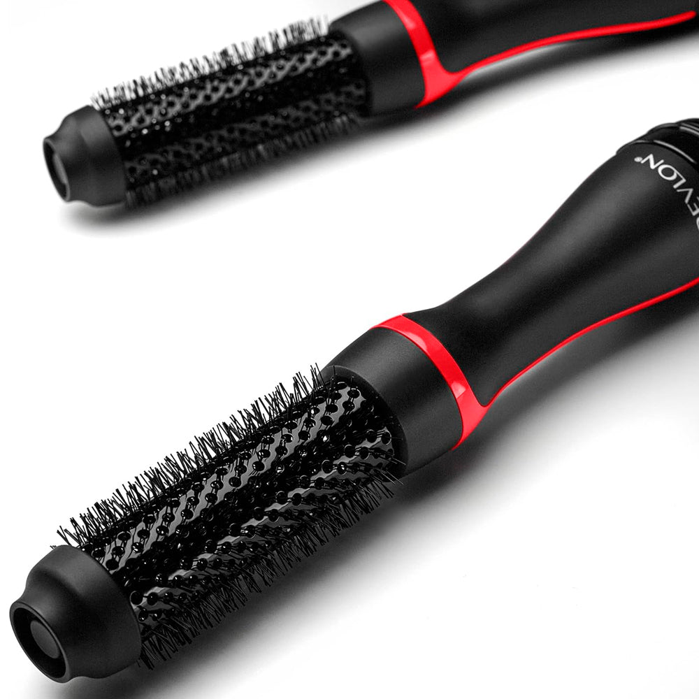Escova Secadora Alisadora Root Booster Revlon, 220V - Preto