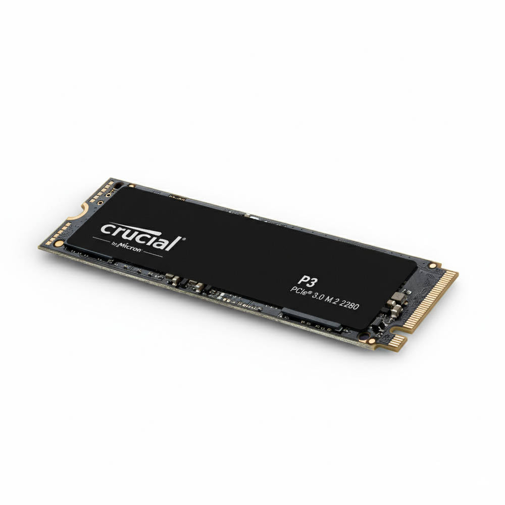 SSD Crucial P3 Plus 500GB NVMe, PCIe 4.0 x4, M.2 2280, Leitura 4700MB/s, Gravação 1900MB/s, 3D NAND TLC