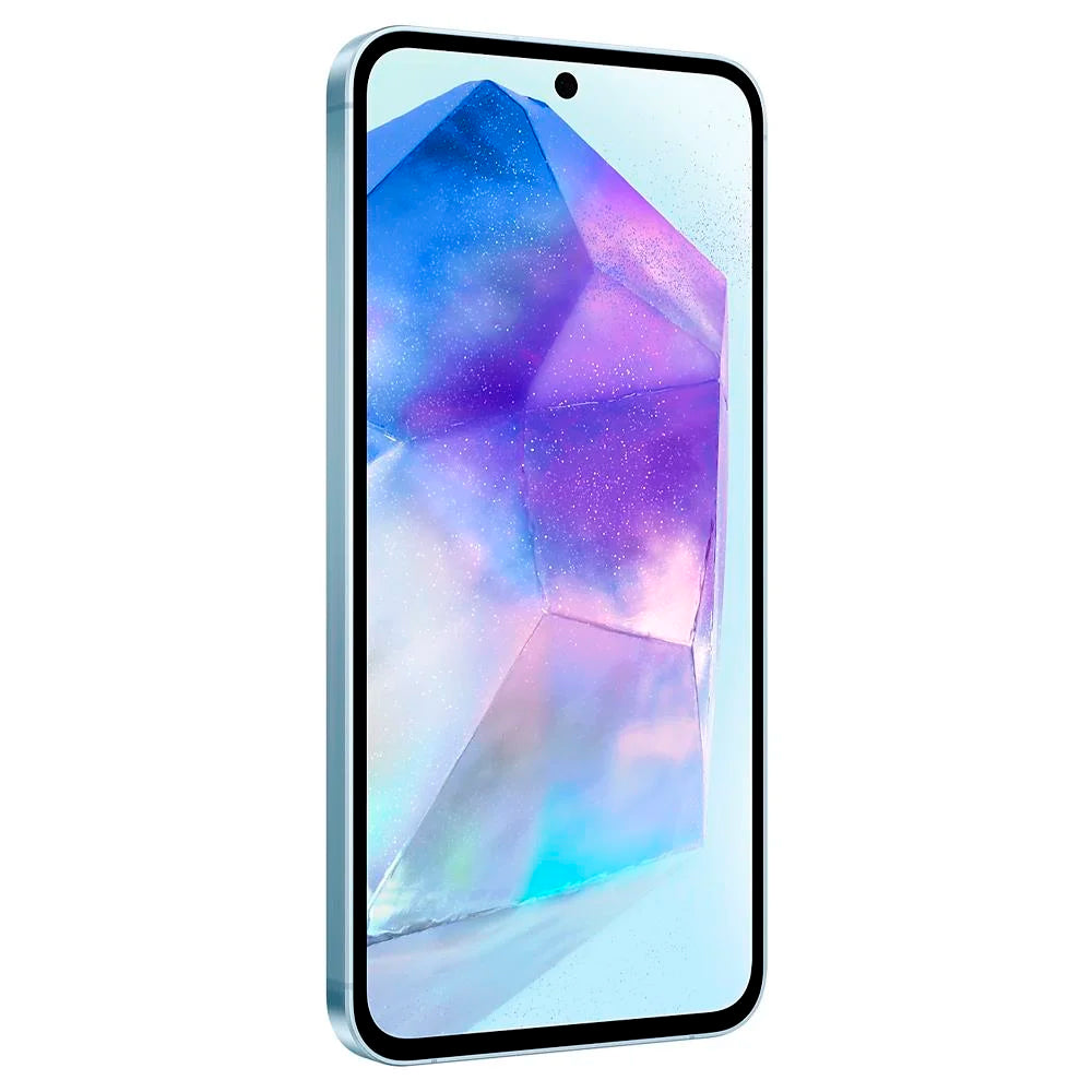 Smartphone Samsung Galaxy A55 RAM 8GB 256GB 5G, Câmera Tripla 50MP + Selfie 32MP, Tela 6.6''- Azul Claro
