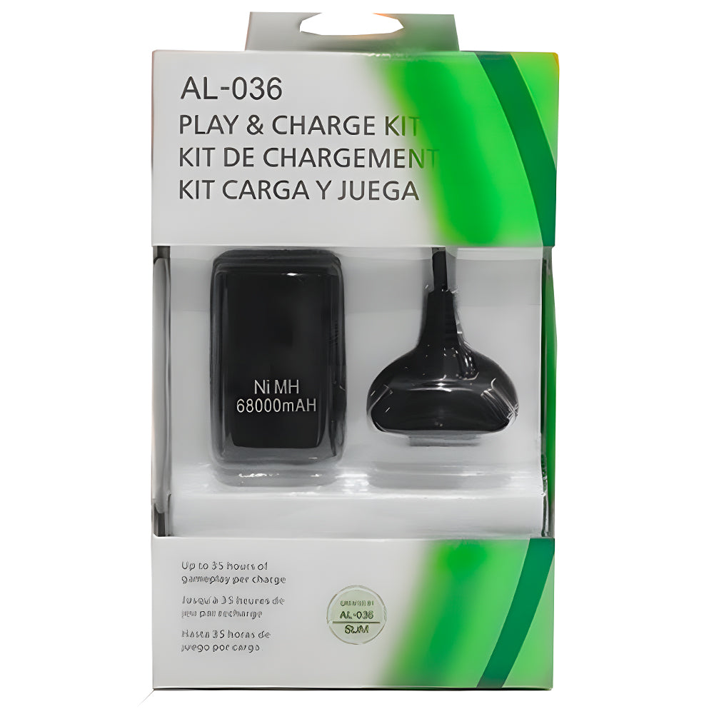 Cabo Carregador Para Controle De XBOX 360, Com Bateria, AL-036