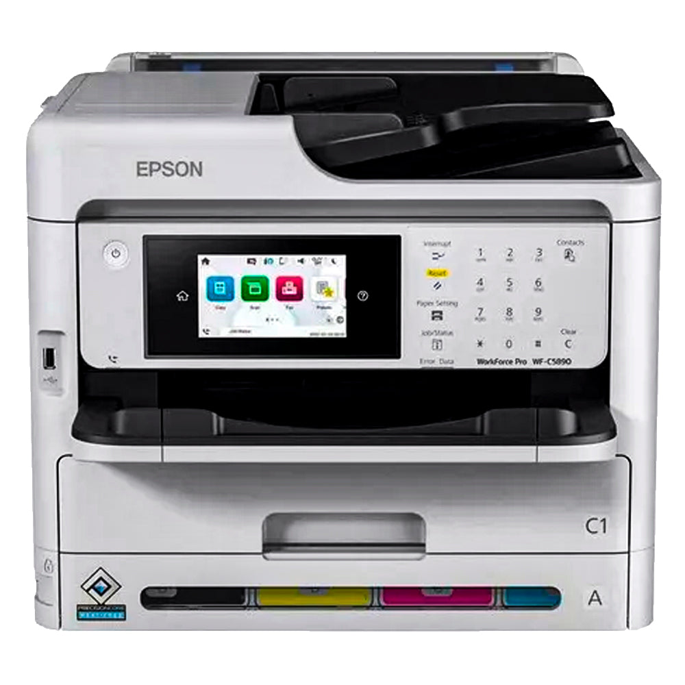 Multifuncional Epson WorkForce PRO WF-C5810, Tanque de Tinta Colorida, Wi-Fi Direct, Ethernet e Wireless, Bivolt, Branca