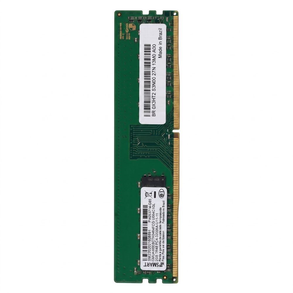 Memória Ram Desktop 8GB (1X8GB) DDR4 3200MHz Smart SMU4WEC8C1K0464FCG, PC4-3200AA-UA1-11