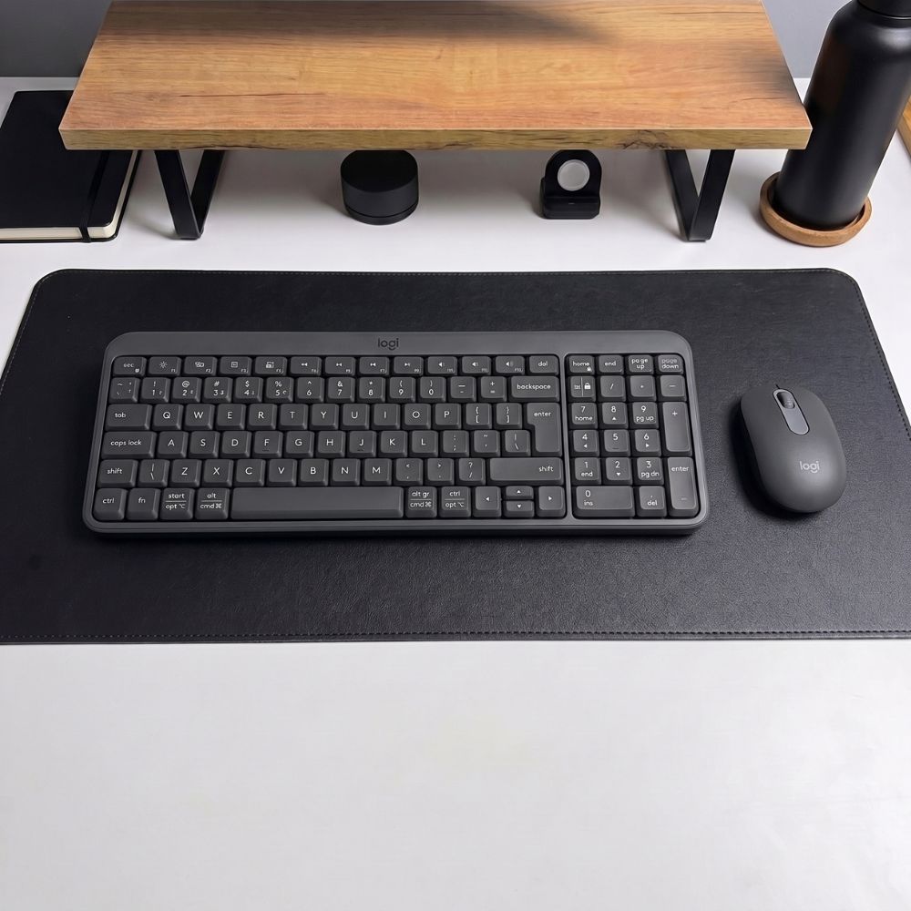 Kit Teclado e Mouse Logitech MK250 Bluetooth Grafite - 920-013516