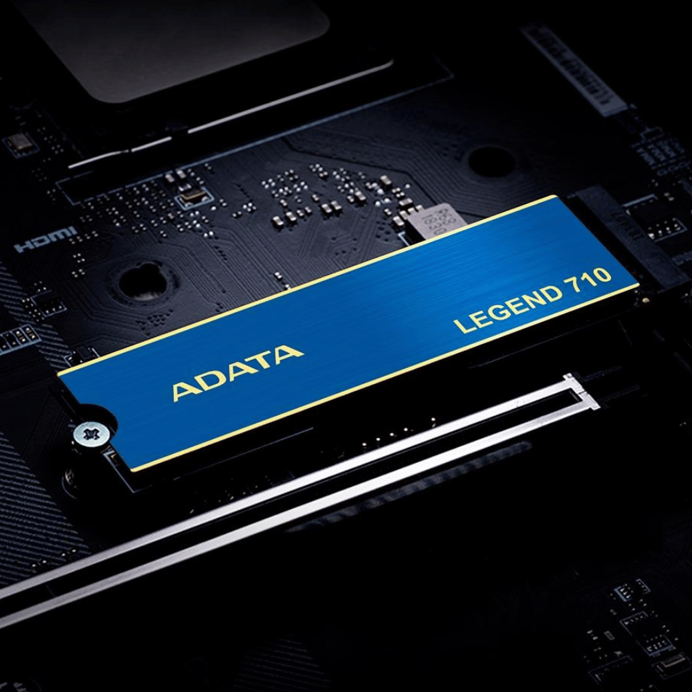 SSD M.2 Adata 512GB Legend 710 M.2 2280 PCIe GEN3x4 NVMe 1.4 Leitura 2.400 MB/s Gravação 1.800 MB/s Azul ALEG-710-512GCS