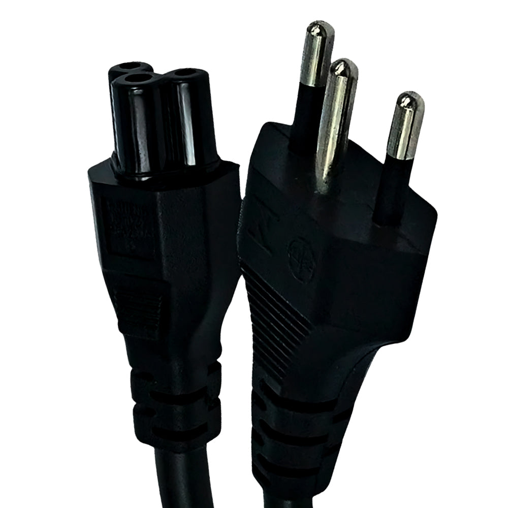 Cabo de Força Tripolar 1,5 Metros, Para Fonte de Notebook, Tipo Mickey, 3 x 0,5m, OD6.8, Next Trad - 03498