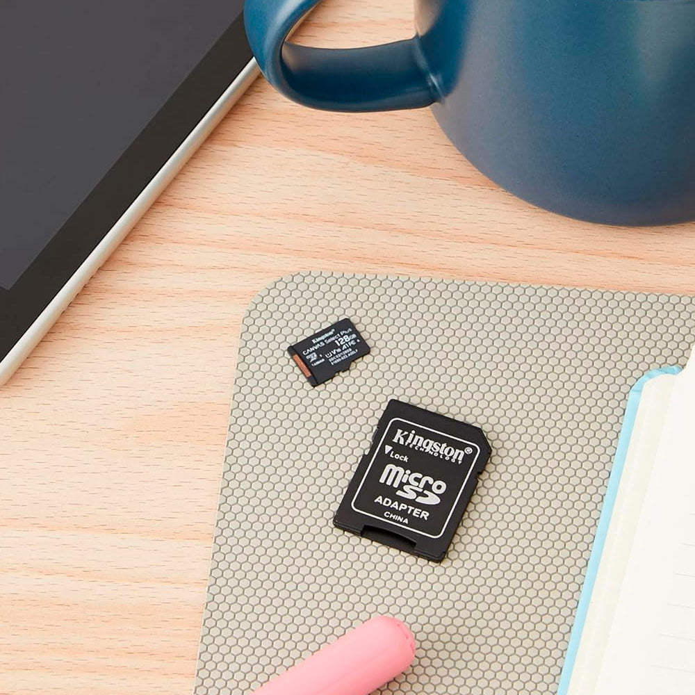 Cartão de Memória Micro SD 128GB Kingston Canvas Select Plus - Leitura: 100MBs - Classe 10 com Adaptador SD  SDCS2128GB