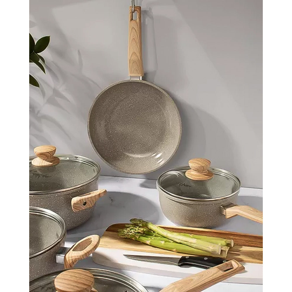 Conjunto de Panelas Oster Marble Eddition - 5 peças Cinza Dust