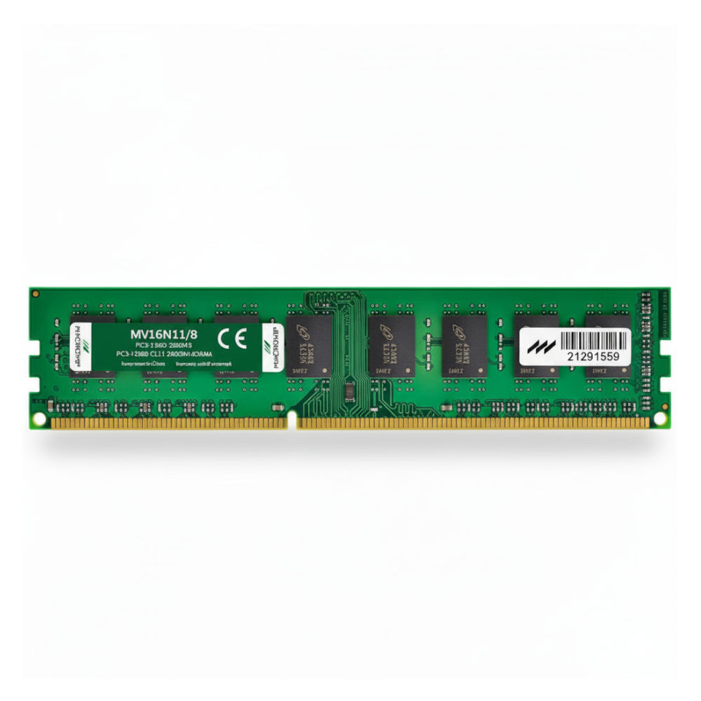 Memória RAM Desktop Macrovip 8GB 1600MHz DDR3 CL11, 1.5V, 240 pinos UDIMM MV16N11/8