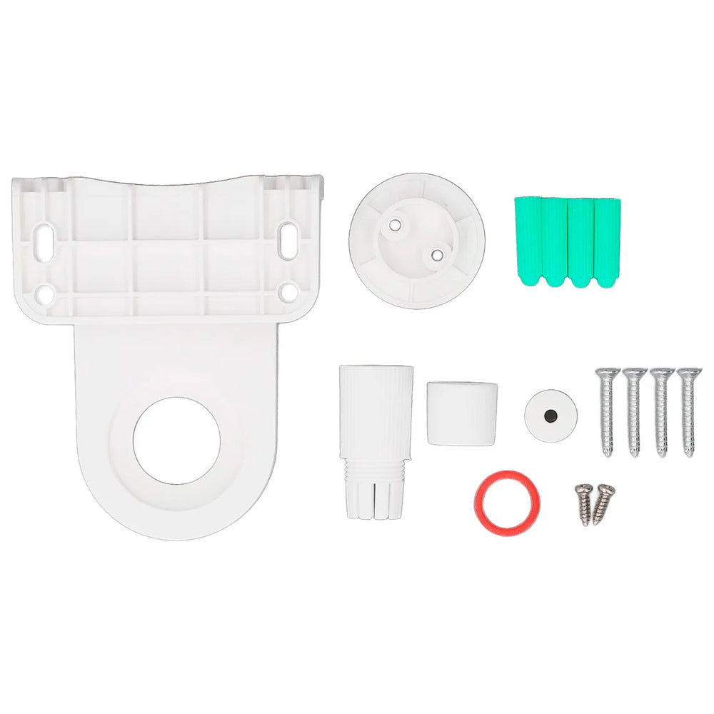 Câmera de Segurança Lente Tripla Giratória IP, Full HD 8MP, Wi-Fi Bluetooth, Compatível Alexa, APP iCSee - Branco