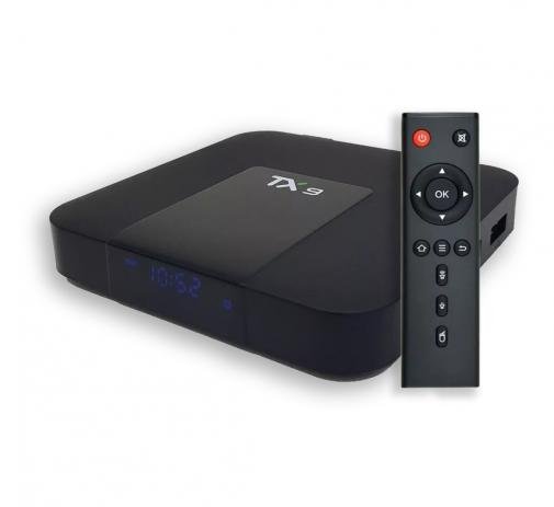 Receptor Tv Box TX9 4k 4GB de Memória 32GB de Armazenamento Android 8.1