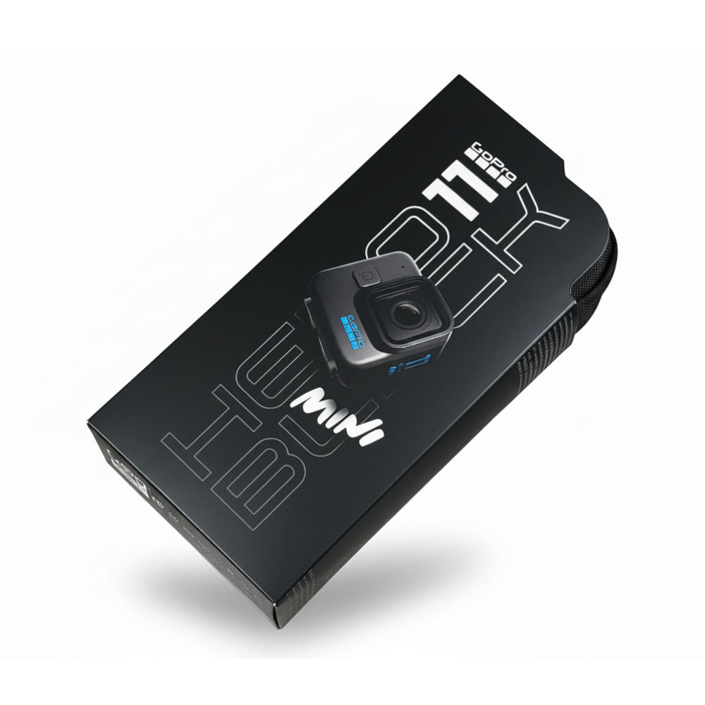 Câmera de Ação GoPro HERO11 Black Mini Compacta à Prova d'Água 10m, Vídeo 5.3K60 Ultra HD, Estabilização HyperSmooth 5.0