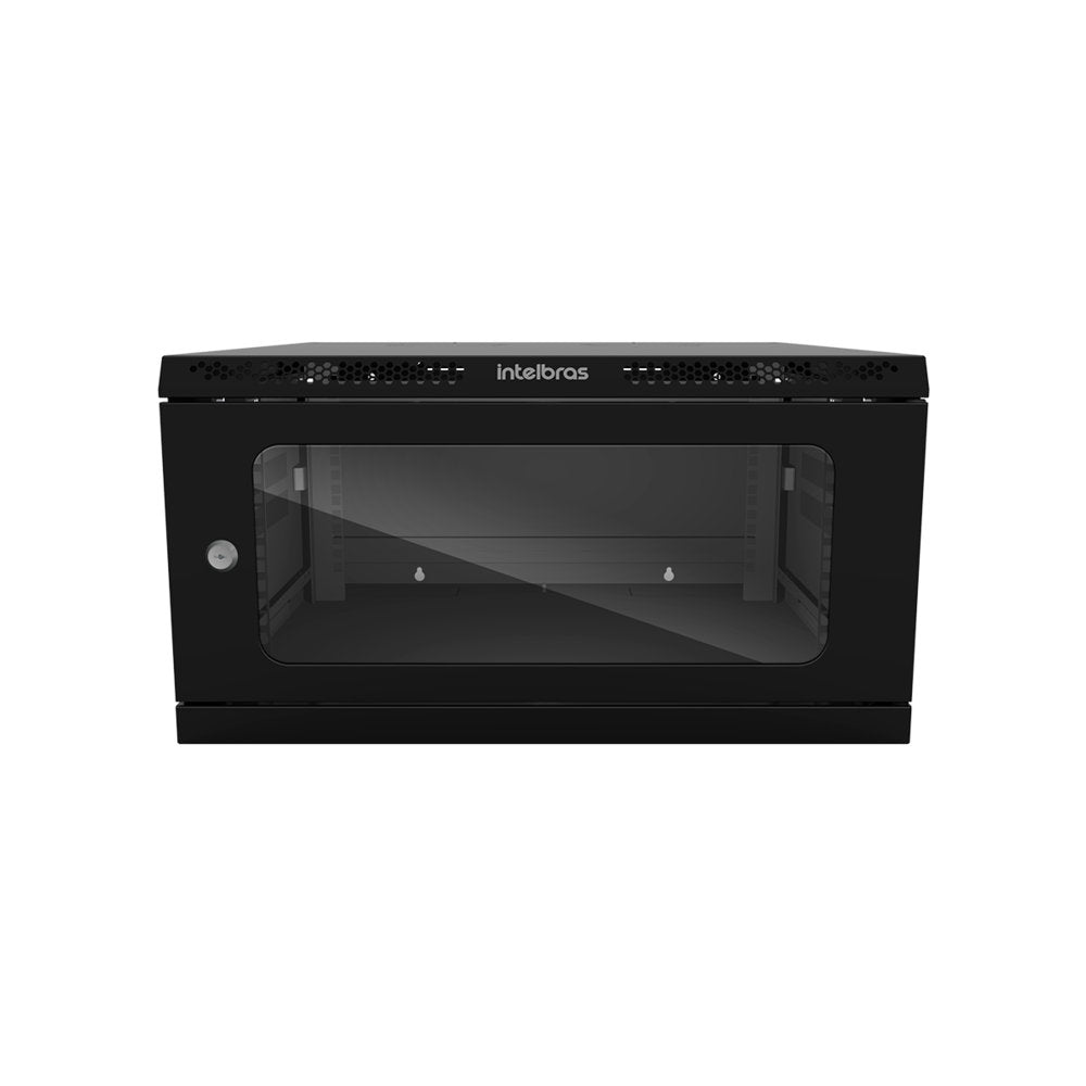 Mini Rack de Parede 19" 5U Desmontável Intelbras MRD 547 x 470mm, Preto
