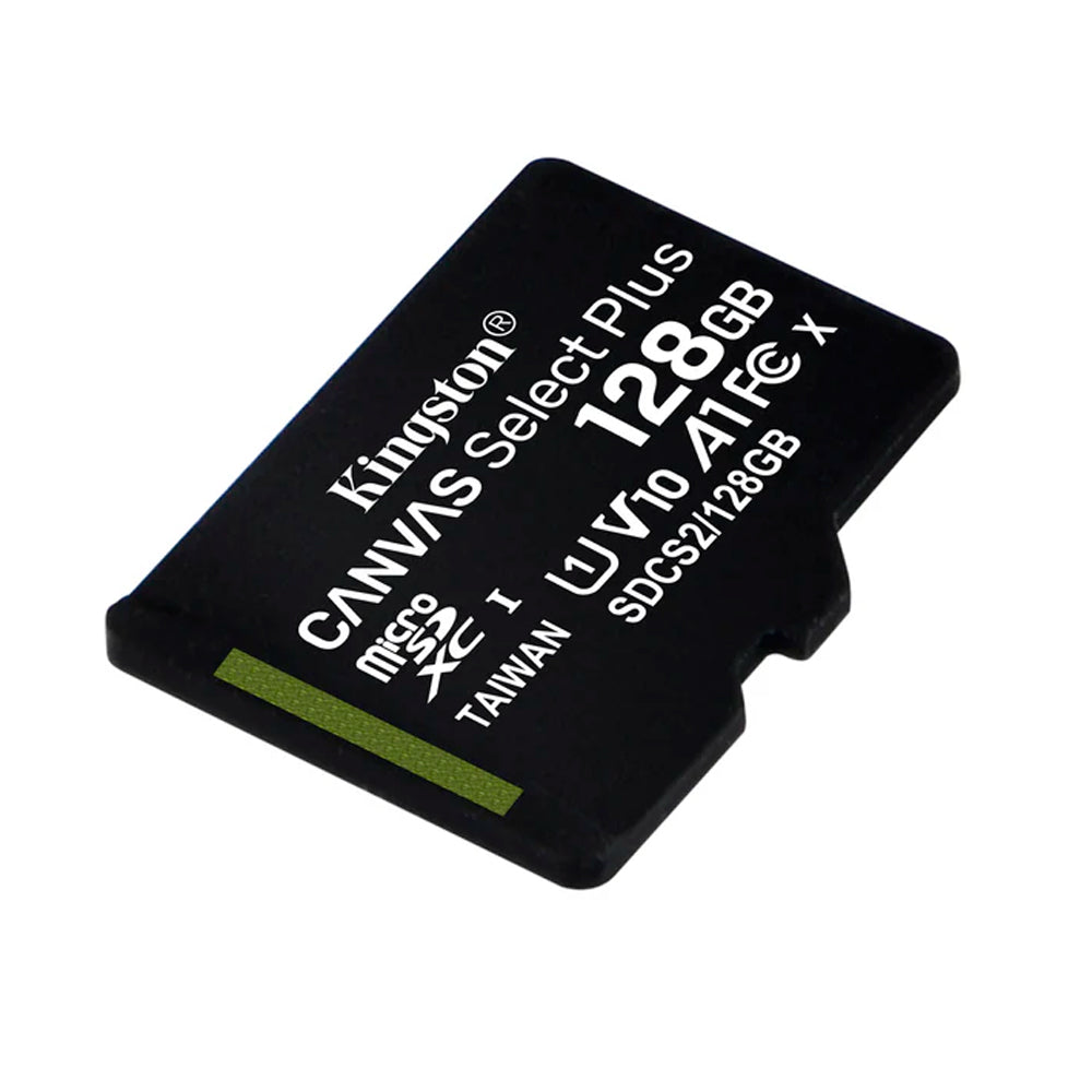Cartão de Memória Micro SD 128GB Kingston Canvas Select Plus - Leitura: 100MBs - Classe 10 com Adaptador SD  SDCS2128GB