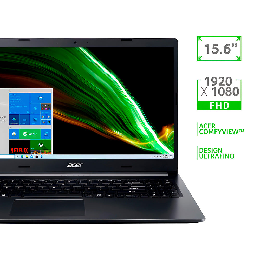 Notebook Acer Aspire 5 A515-54-55L0 Intel Core i5-10210U - 16GB RAM - 512GB SSD M.2 15,6