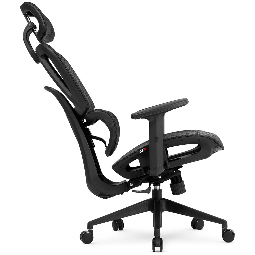 Cadeira Office DT3 Valor, Ergonomica, Mesh Vidartex, 2D, Braços 1D, Ajuste na Altura do Encosto,Suporta até 120kg e Alt