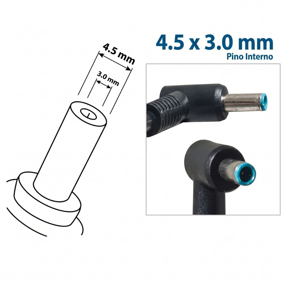 Fonte Carregador Para Notebook  Positivo, 19V 4,74A 90W, Pi-ADAP090-L(1)