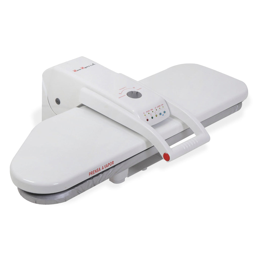 Prensa de Passar a Vapor Sun Special QPFB-16, 16000W, 80x28cm, 220V, Superfície Alcochoada, Vapor e Seco - Branco