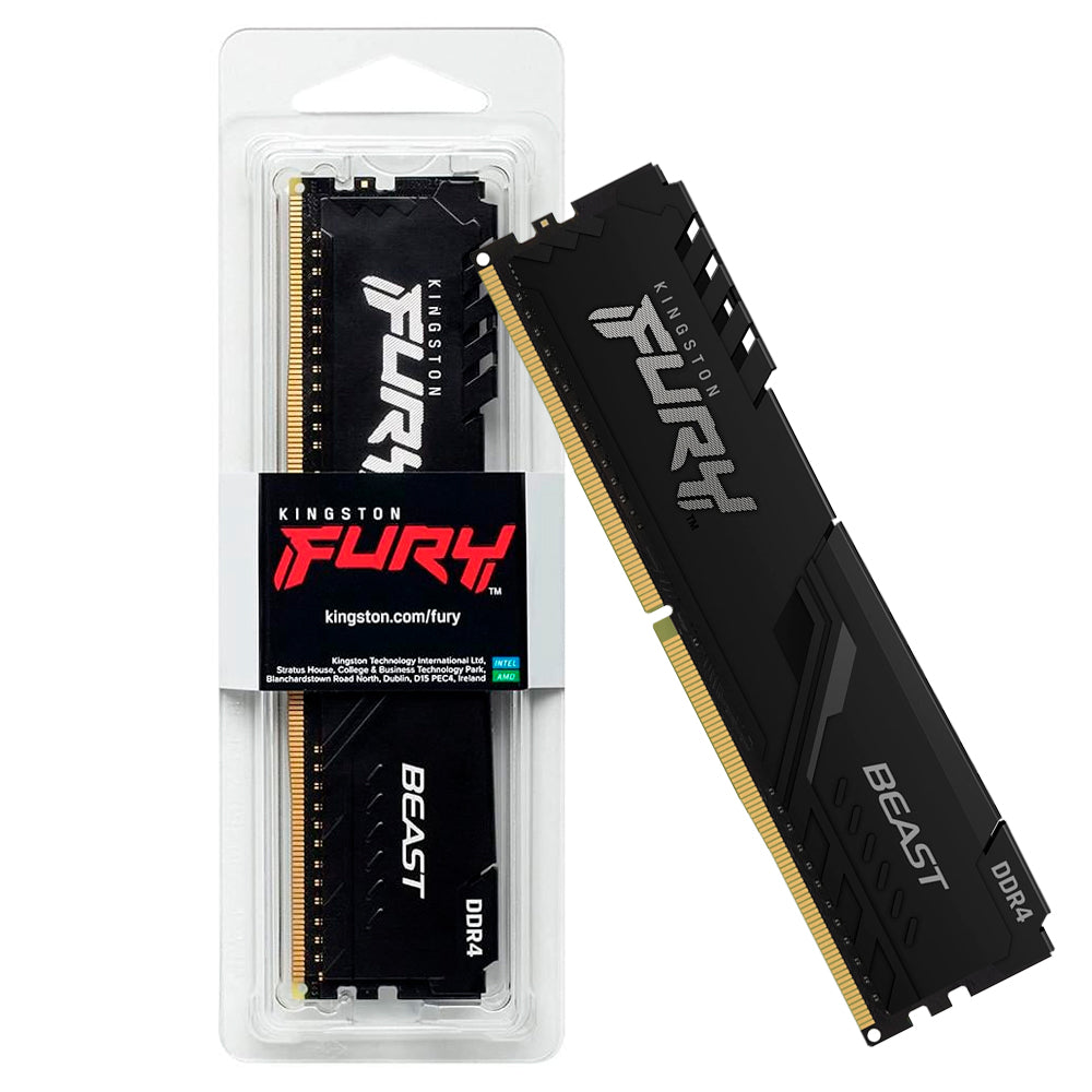 Memória RAM Desktop 8GB 3200MHz DDR4 Kingston KF432C16BB/8CLLB Fury Superframe - OEM