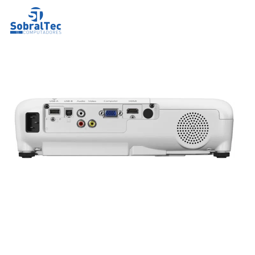Projetor Epson PowerLite S41+ SVGA 3300 Lumens HDMI USB Com Bolsa
