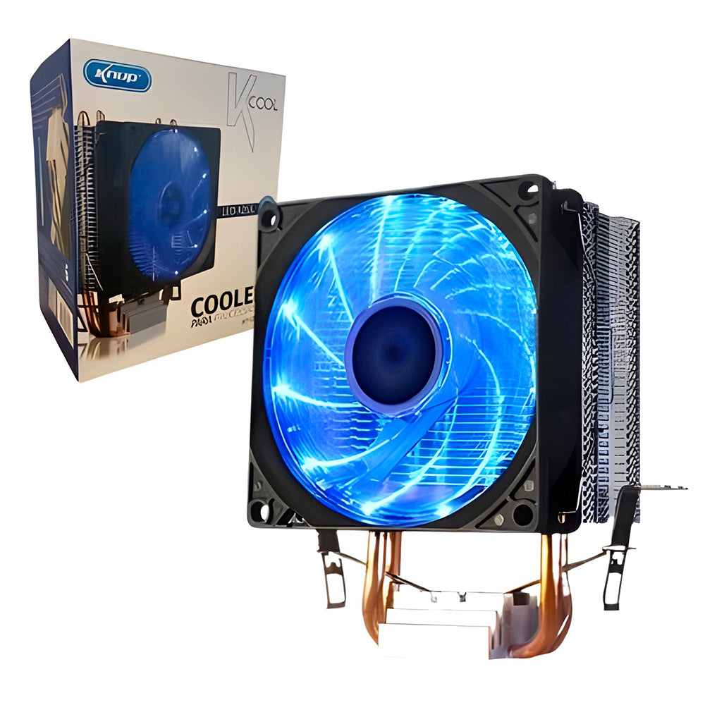 Cooler Fan Para Processador 90mm Alta Eficiência Com LED 2100 RPM Knup- KP-VR303