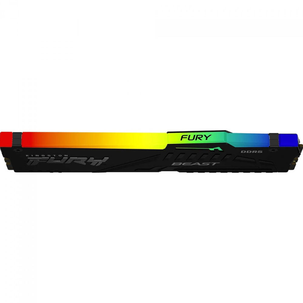 Memória RAM Desktop DDR5 Kingston Fury Beast, RGB, 16GB, 5200Mhz, Black, KF552C36BBEA-16
