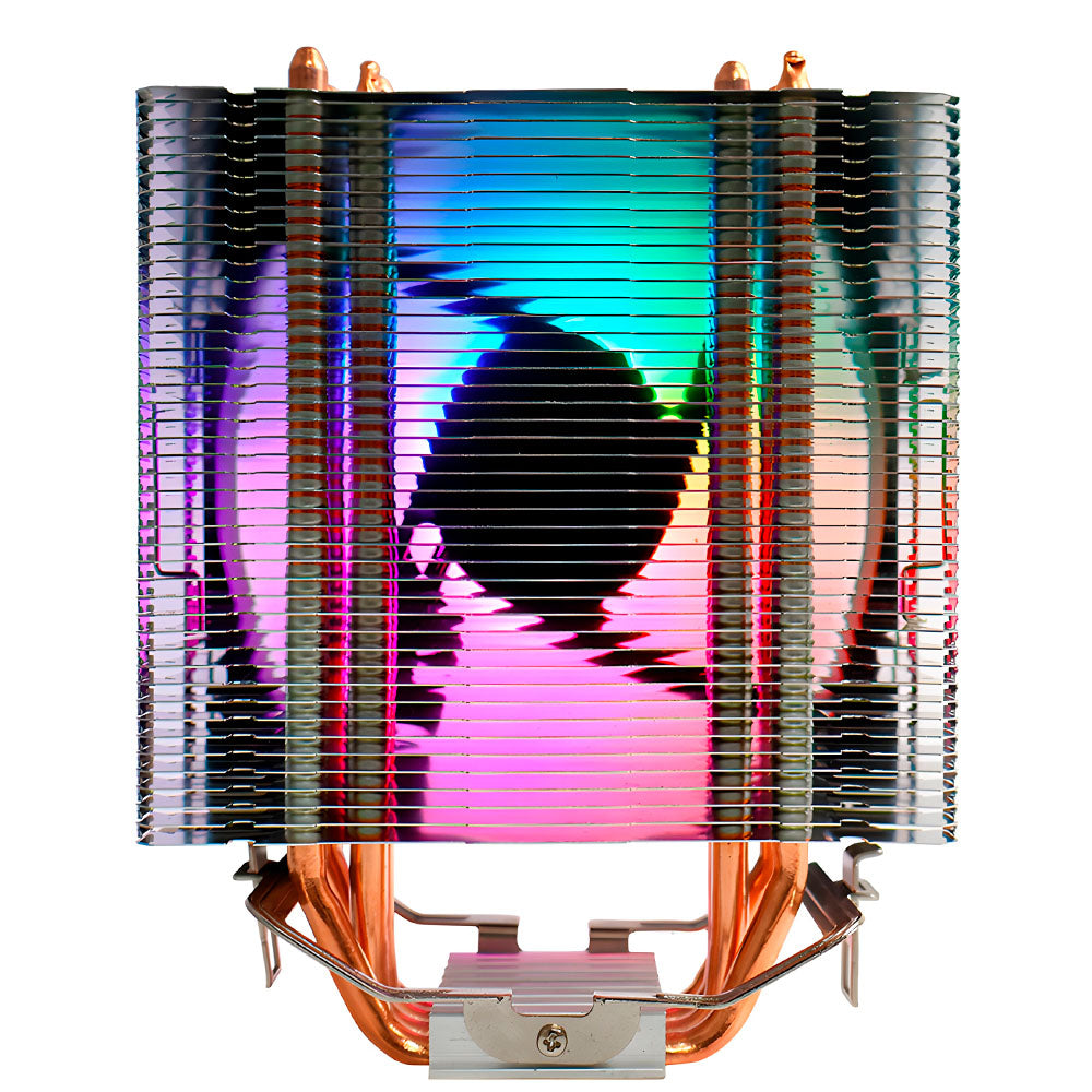 Cooler Fan CPU C3Tech Gaming, RGB, Multicores, 4 Heatpipes de Cobre - FC-L110M