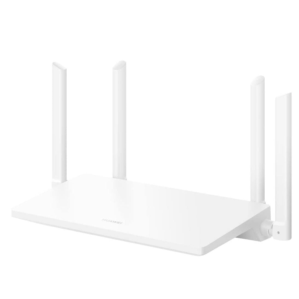 Roteador Huawei Wi-Fi 6 AX2 WS7001, Dual Band 1500Mbps, 3x Gigabit LAN/WAN, Mesh+, Controle Parental, IPv6 – Branco
