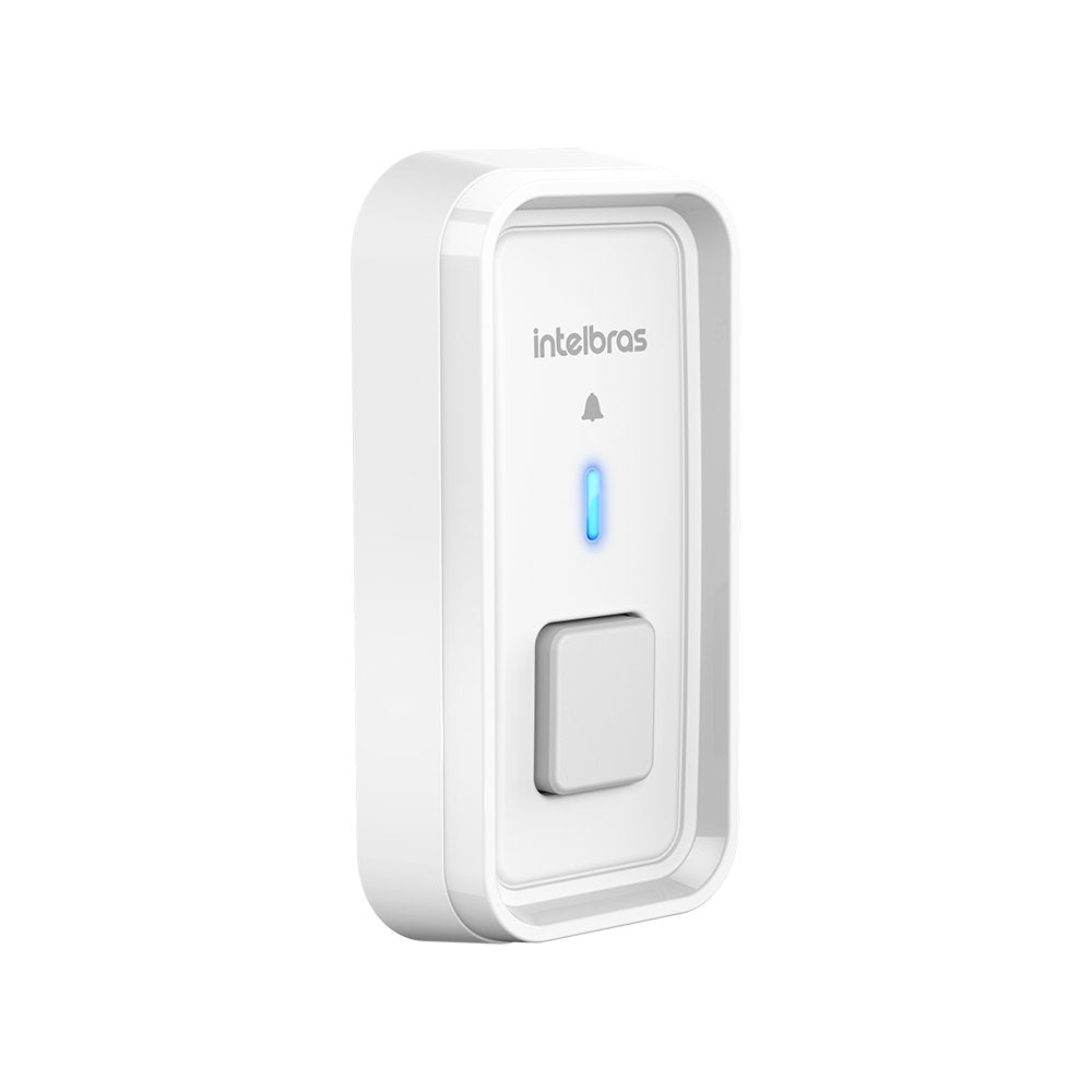 Campainha Sem Fio Intelbras CIB 101 Bateria até 5 Anos Alcance 100m Plug & Play - Branco