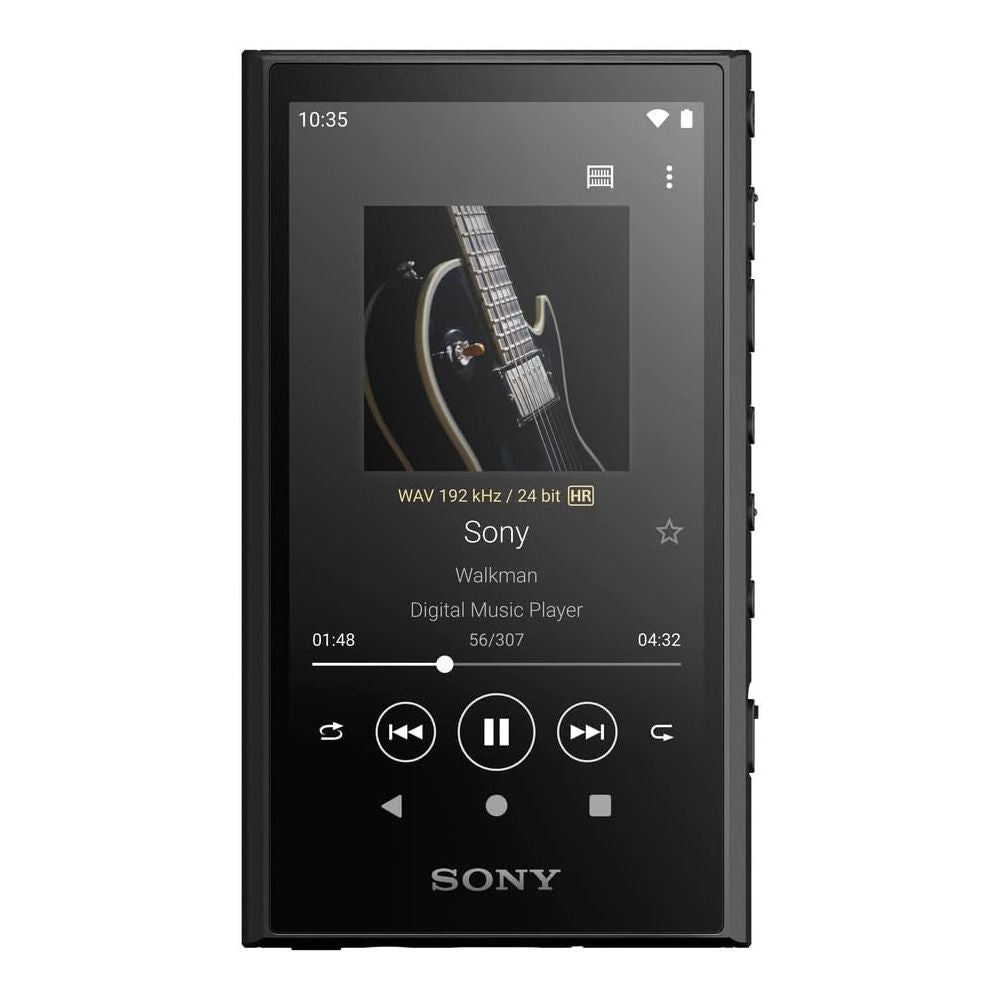 Leitor de Música Sony Walkman NW-A306 Hi-Res 32GB Wi-Fi Bluetooth Android USB-C 36h Preto
