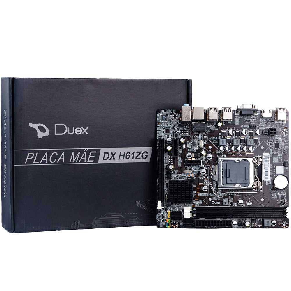 Placa Mae Duex DX H61ZG M2, DDR3, Socket 1155, M-ATX, Chipset Intel H61, DX-H61ZG-M2