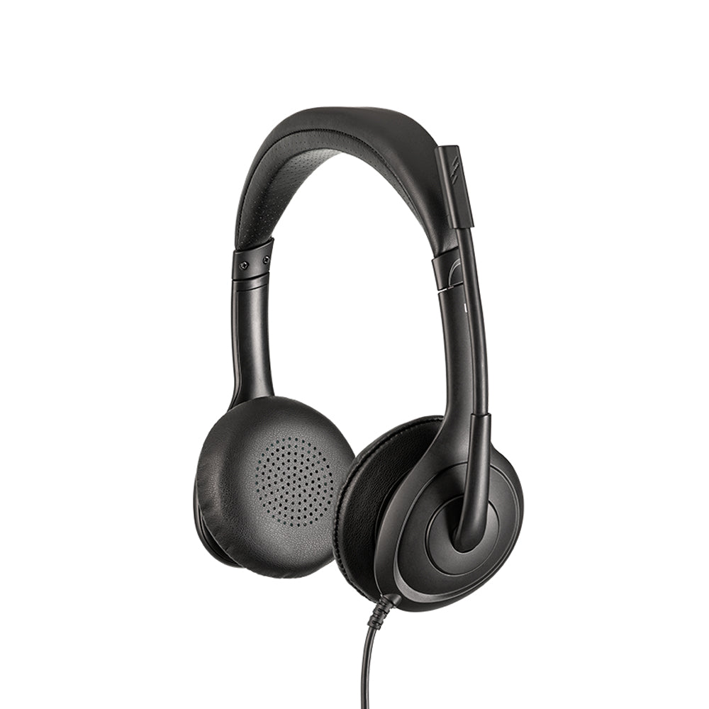 Fone de Ouvido Headset, Biauricular, WHS 60 Duo, Conexão USB Plug And Play, Intelbras - Preto