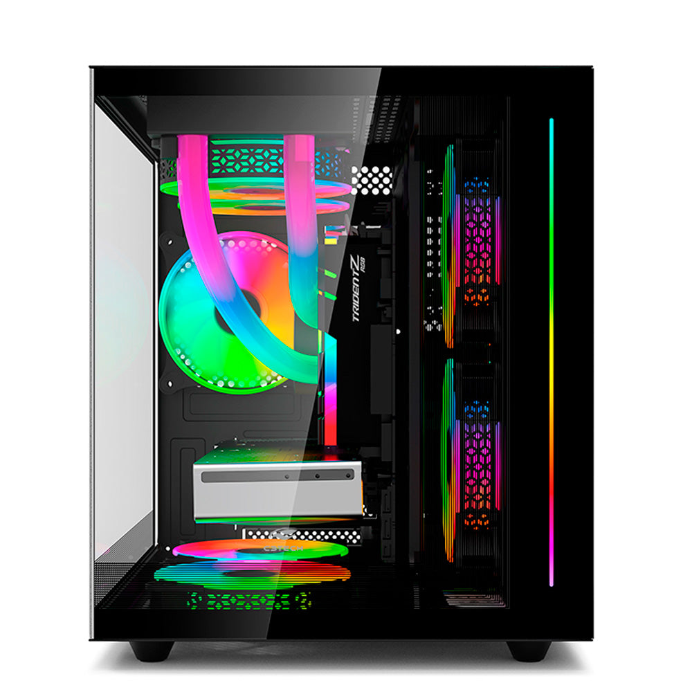 Computador Gamer Ryzen 5 5600GT, Vega 7, RAM 16GB DDR4, SSD M.2 NVMe 512GB, Windows 11 Pro, Gabinete Aquario