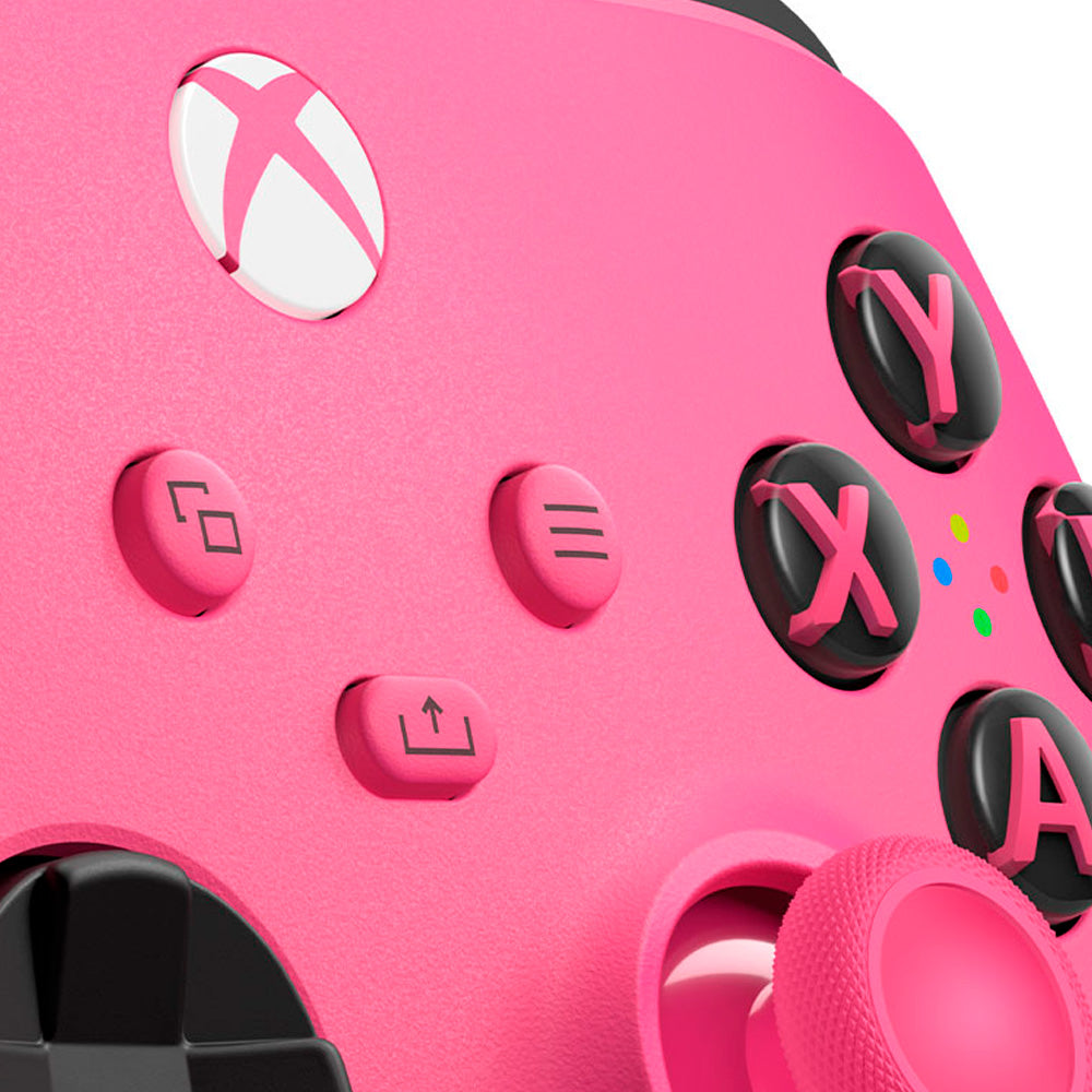 Controle Joypad Xbox Series X/S Wireless com Bluetooth Deep Pink Rosa