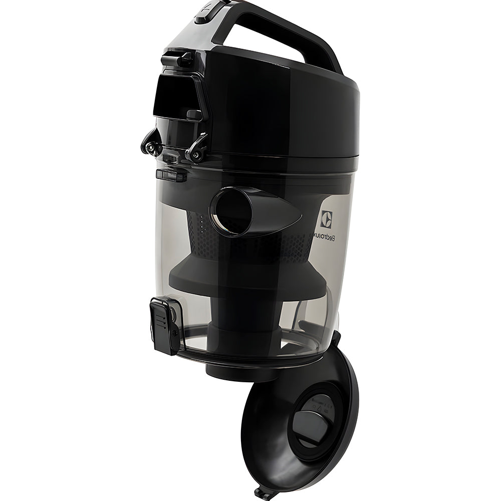 Aspirador de Pó Sem Saco Electrolux EAS30, Easybox Maior Potencia 1600W Silencioso, Cabo Retratil EAS30 Cinza Preto 220V