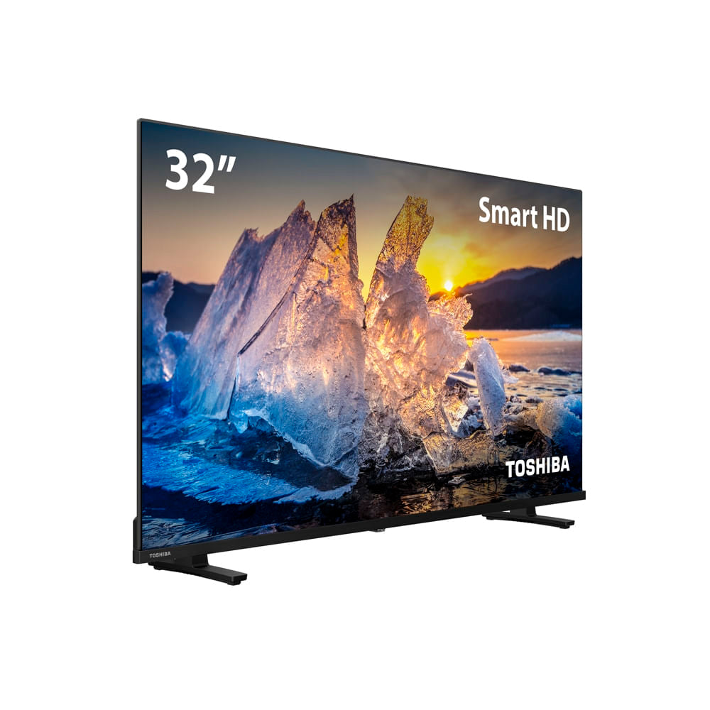 Smart TV 32" Toshiba HD TB020M Tela DLED com Assistente de Voz Integrado, Vidaa, Wi-Fi, USB, HDMI