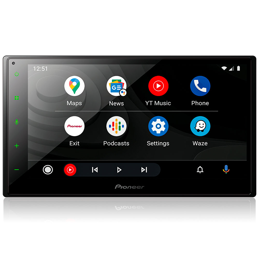Central Multimídia Pioneer 2-Din, Tela 6,8