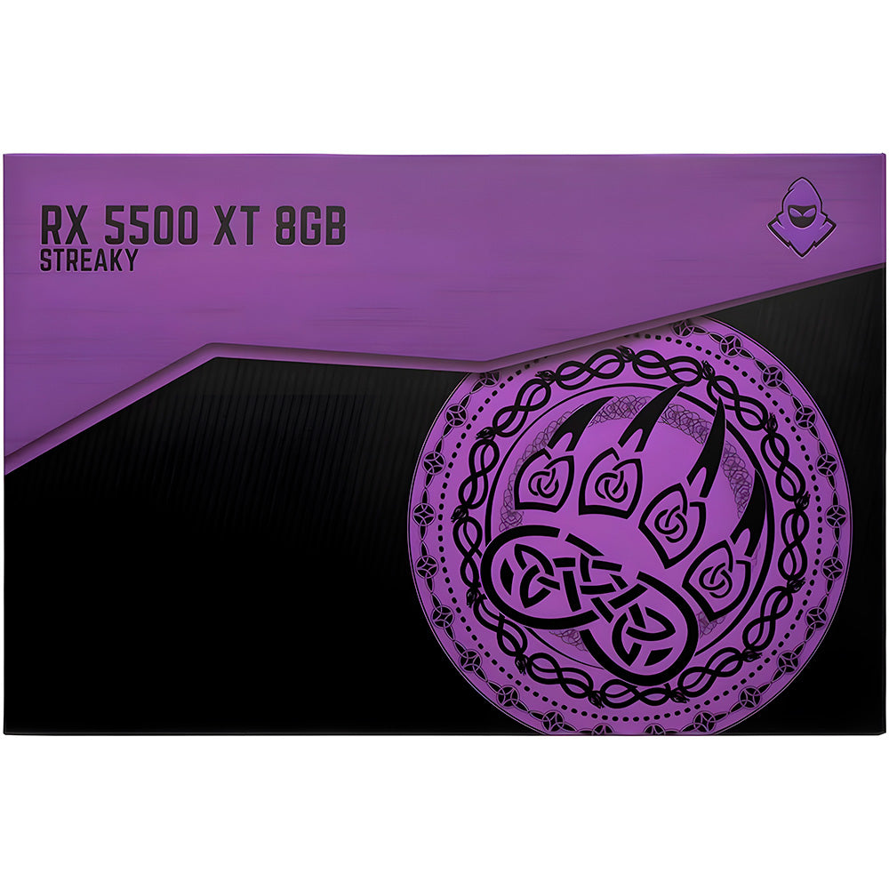 Placa de Video Mancer RX 5500 XT Streaky, 8GB, GDDR6, 128-bit, MCR-RX5500XT-STK