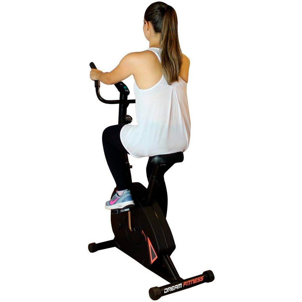 Bicicleta Ergometrica Vertical Dream Fitness Magnetica Energy V, PRETO