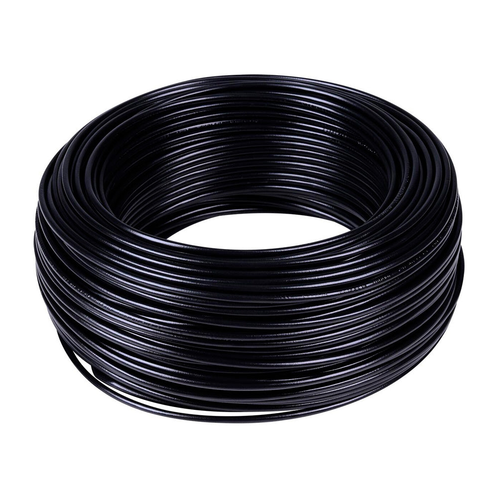 Rolo de 100 Metros, Cabo Flexível Fio Elétrico Megatron 10MM 750V - Preto