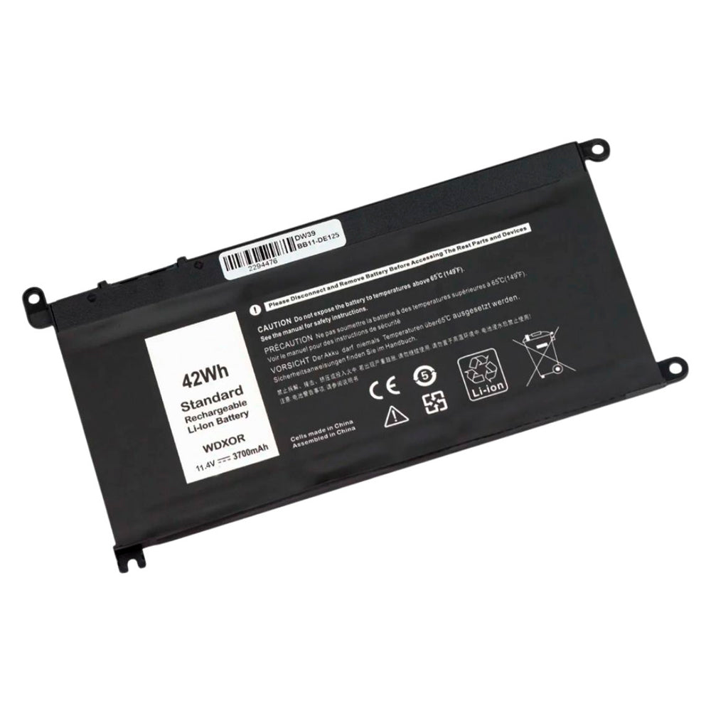 Bateria Notebook Compativel Com Dell Inspiron WDX0R - 11.4V -3.700mAh, 42WH, Polímero - BringIT