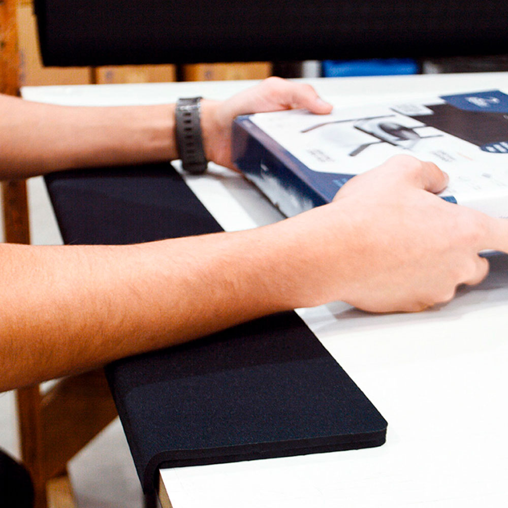 Apoio de Braço Quebra-Quina, Reliza Confort Large, Neoprene Anatômico - Preto