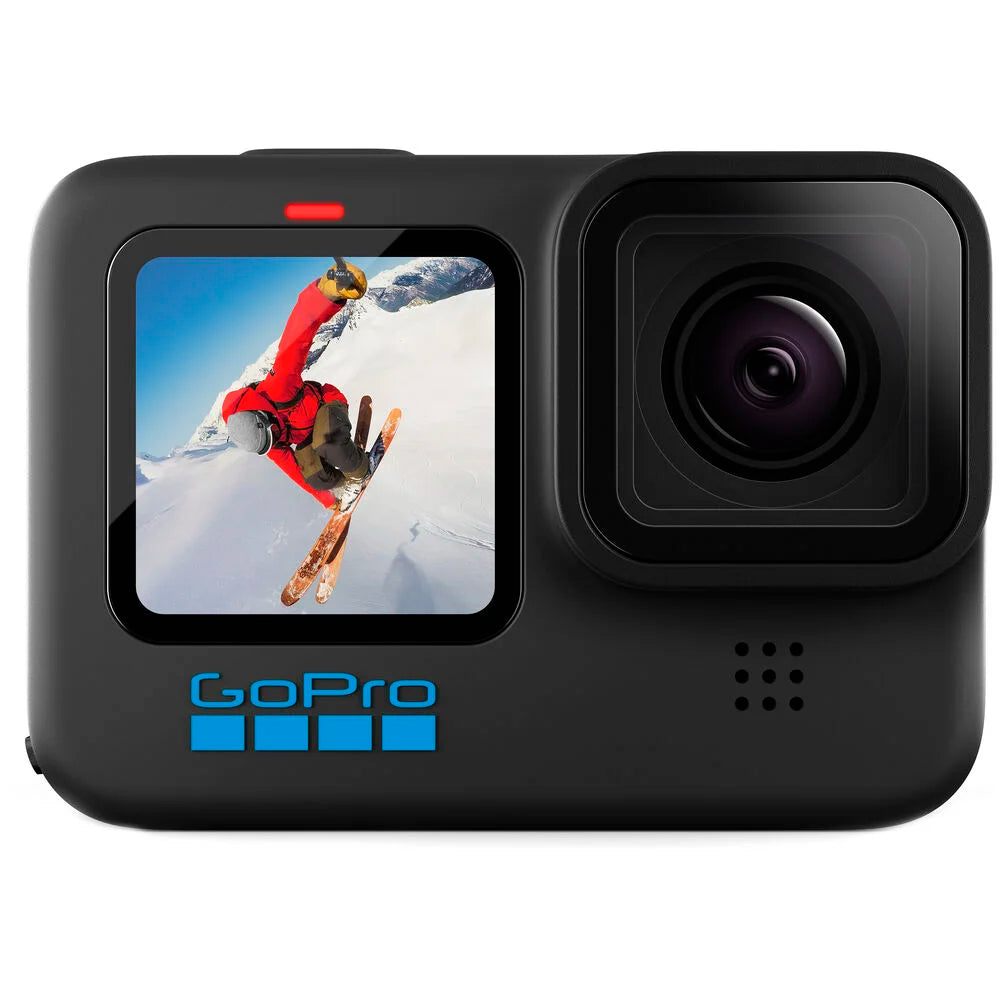 Câmera GoPro HERO10 Black, Vídeos 5.3K 60, Fotos 23MP, Chip GP2, HyperSmooth 4.0, Live Streaming 1080p, Conexão Nuvem