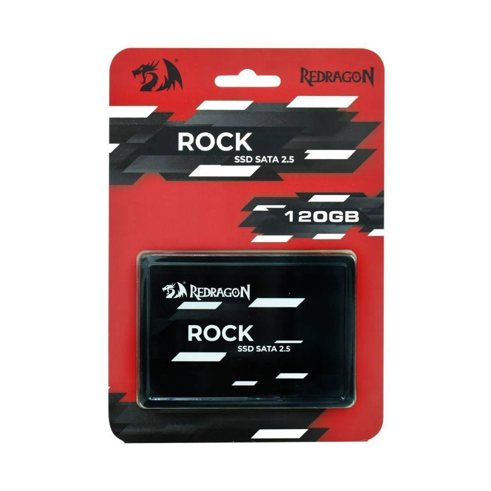SSD Gamer Redragon Rock 120GB SATA 3 Leitura 520MB/s Gravação 470MB/s GD-310
