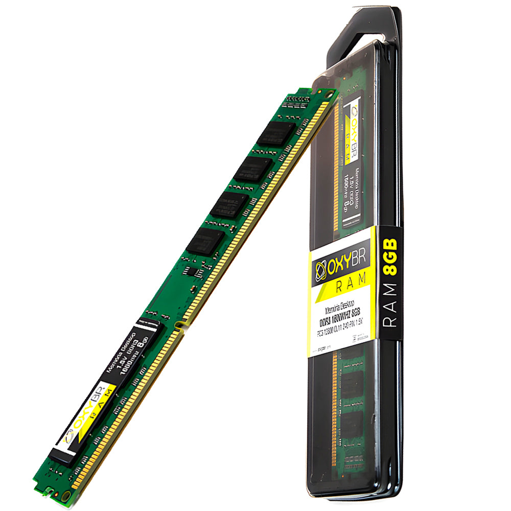 Memória Ram Desktop OxyBR 8GB 1600MHz DDR3