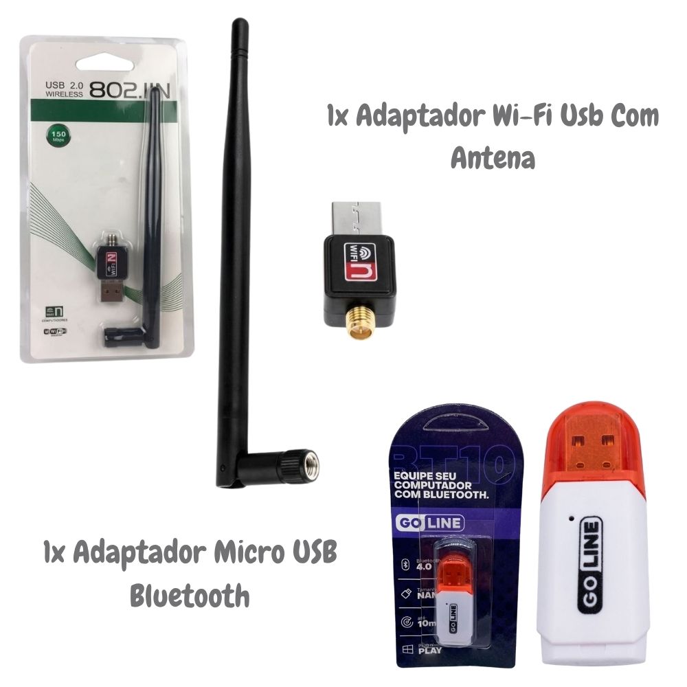 Computador Completo i3 10100-Ram 8GB DDR4-SSD 256GB+512GB-Fonte 600w,Gab ATX+Monitor 21.5+teclado e mouse+wifi e bluetoo