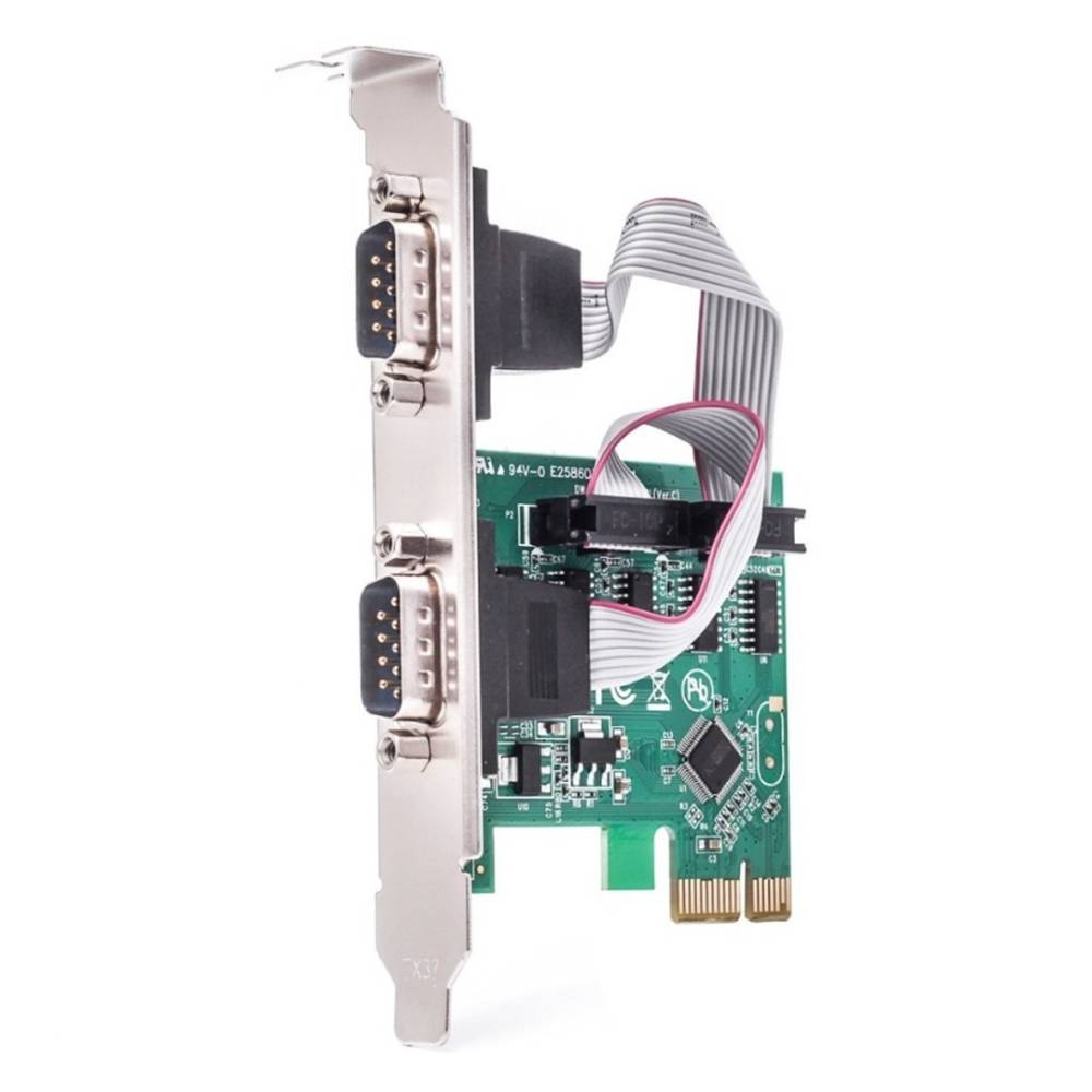 Placa Serial PCI Express 2 Portas RS232 DB9 Knup KP-T89