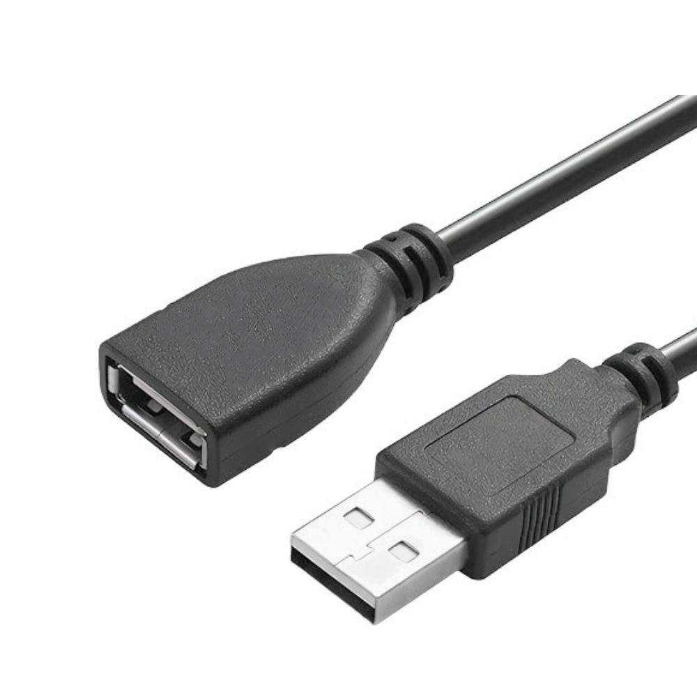 Cabo Extensor USB 2.0 Macho para Fêmea, AM+AF 3 Metros, Nextrading – Cod. 03933