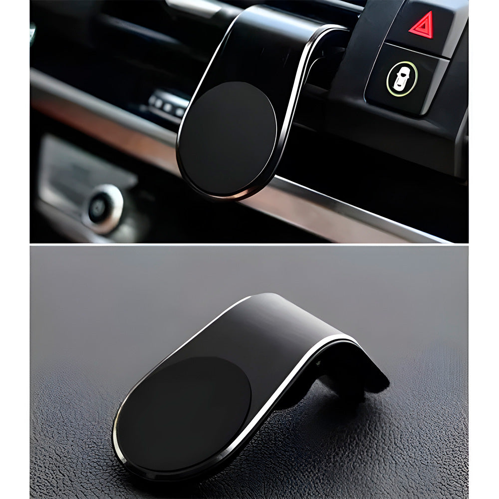 Suporte Veicular Magnético Universal Para Celular - Prata